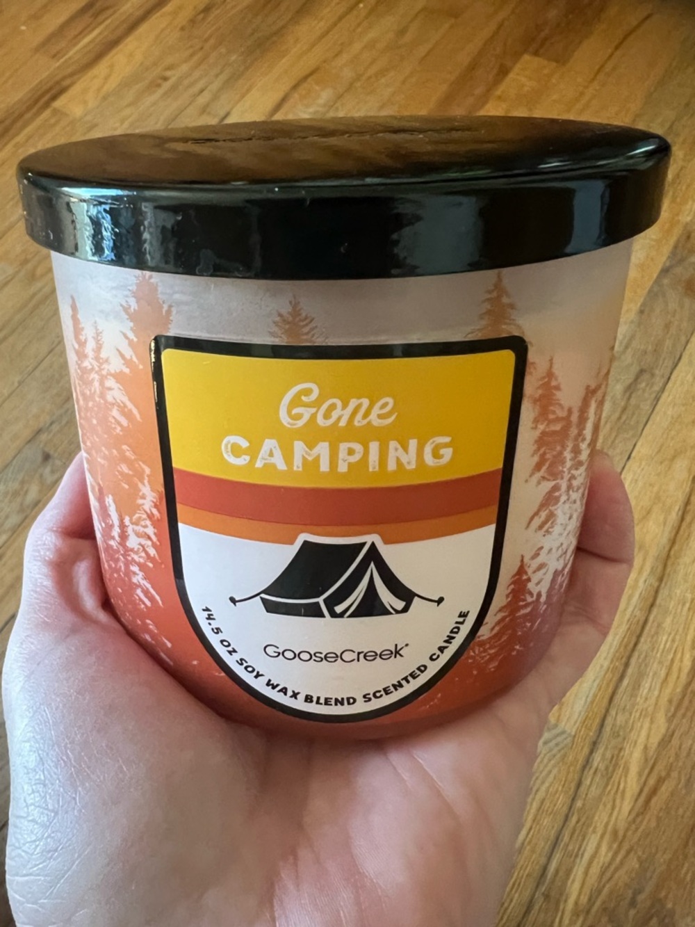 Gone Camping Goose Creek Scented 3 Wick BRAND NEW